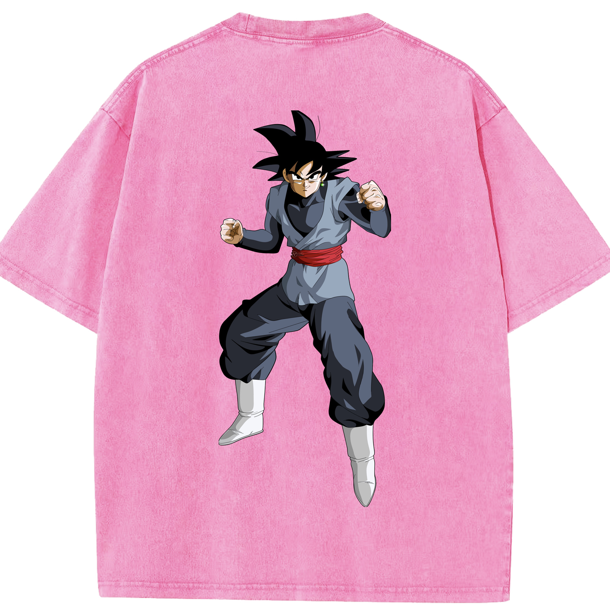 （画像用） ドラゴンボール ベジータ四世（Bejīta Yonsei）DRAGON BALL Vegeta IV 綿100% ヴィンテージ風 半袖Tシャツ（背面プリント）